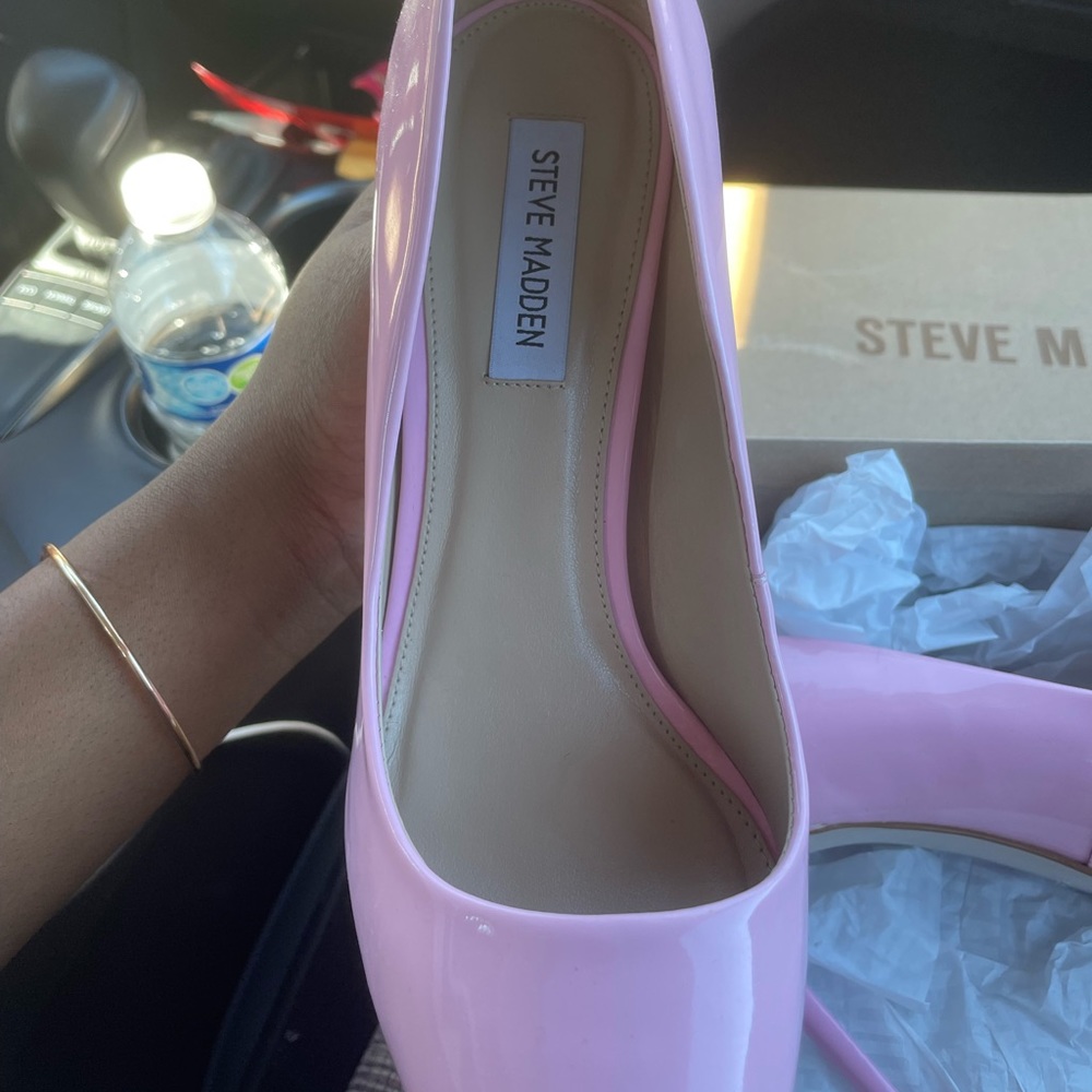 Pink patent Steve Madden VALAs